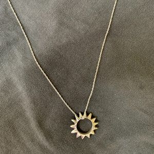 Silver Sun necklace